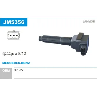 Bobine d'allumage JANMOR JM5356