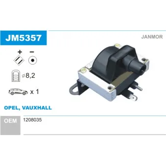 Bobine d'allumage JANMOR JM5357