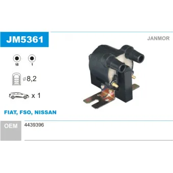 Bobine d'allumage JANMOR JM5361