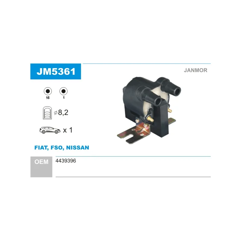 Bobine d'allumage JANMOR JM5361