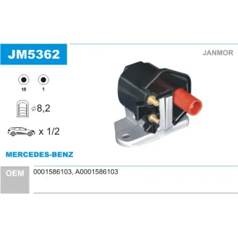 Bobine d'allumage JANMOR JM5362