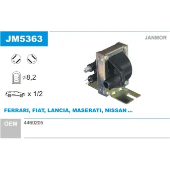 Bobine d'allumage JANMOR JM5363