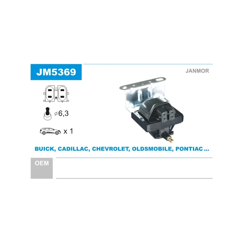 Bobine d'allumage JANMOR JM5369