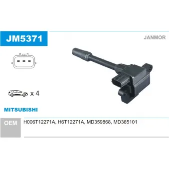 Bobine d'allumage JANMOR JM5371