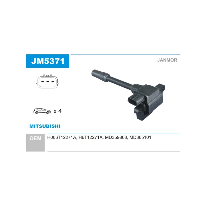 Bobine d'allumage JANMOR JM5371