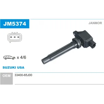 Bobine d'allumage JANMOR JM5374