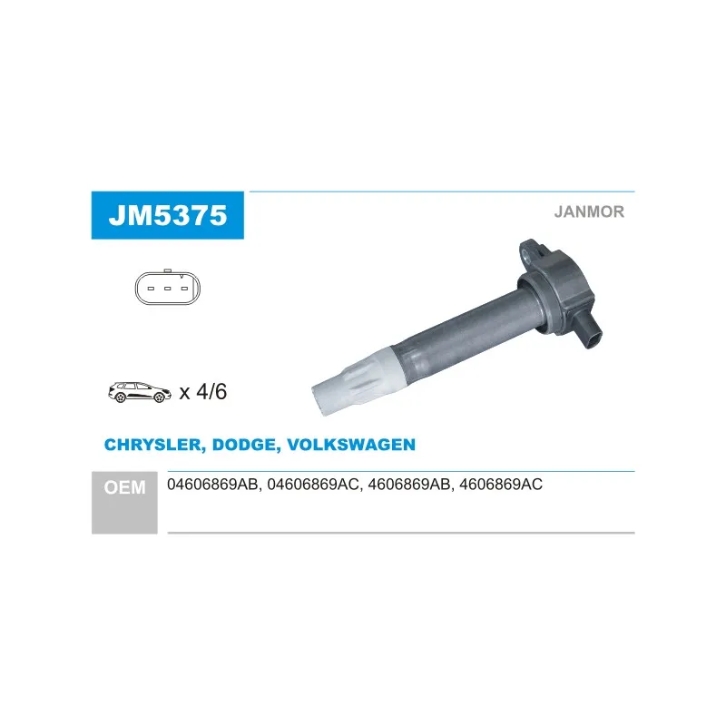 Bobine d'allumage JANMOR JM5375