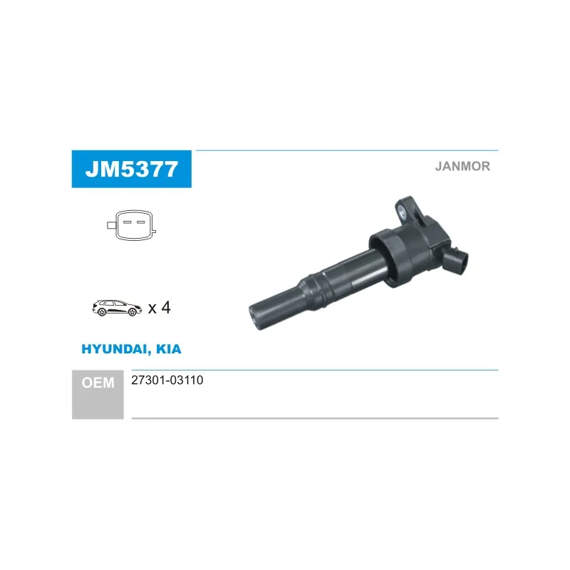 Bobine d'allumage JANMOR JM5377