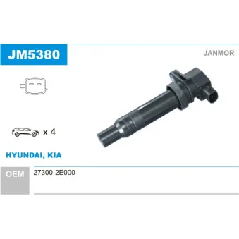Bobine d'allumage JANMOR JM5380
