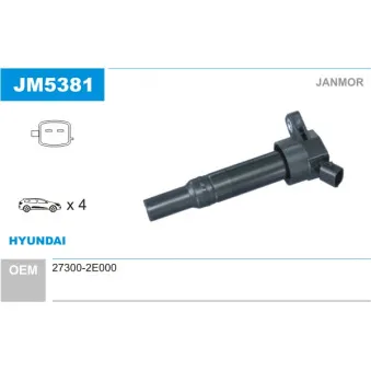 Bobine d'allumage JANMOR JM5381
