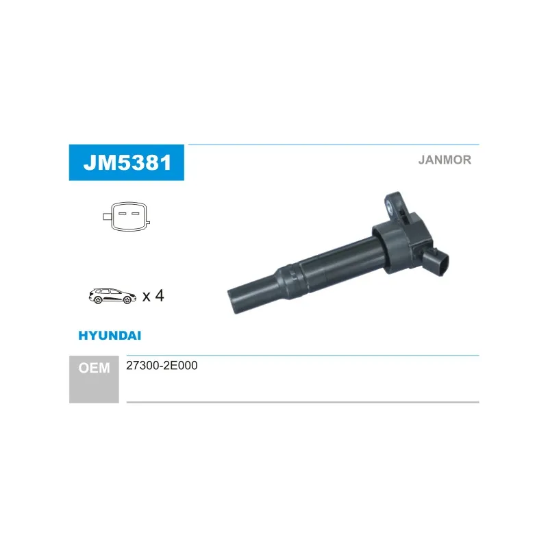 Bobine d'allumage JANMOR JM5381