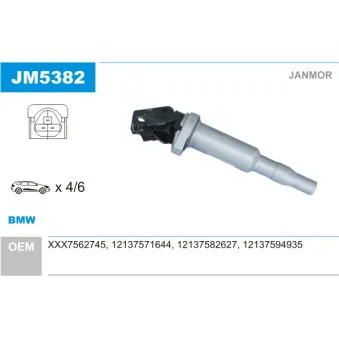 Bobine d'allumage JANMOR JM5382