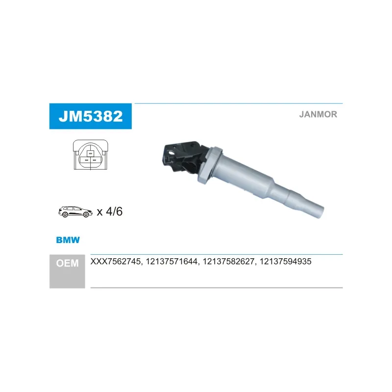 Bobine d'allumage JANMOR JM5382