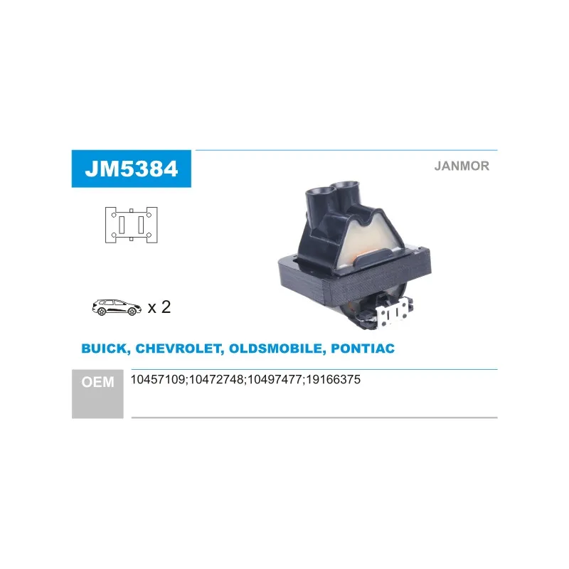 Bobine d'allumage JANMOR JM5384