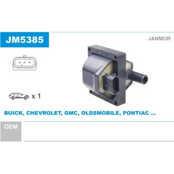 Bobine d'allumage JANMOR JM5385