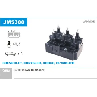 Bobine d'allumage JANMOR JM5388