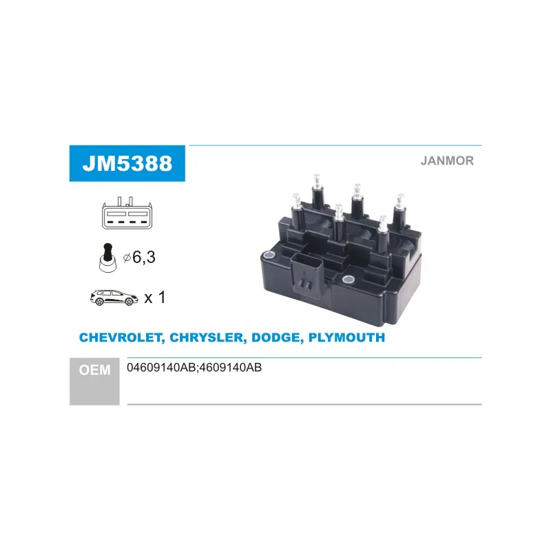 Bobine d'allumage JANMOR JM5388