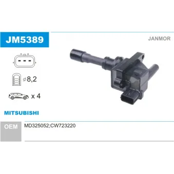 Bobine d'allumage JANMOR