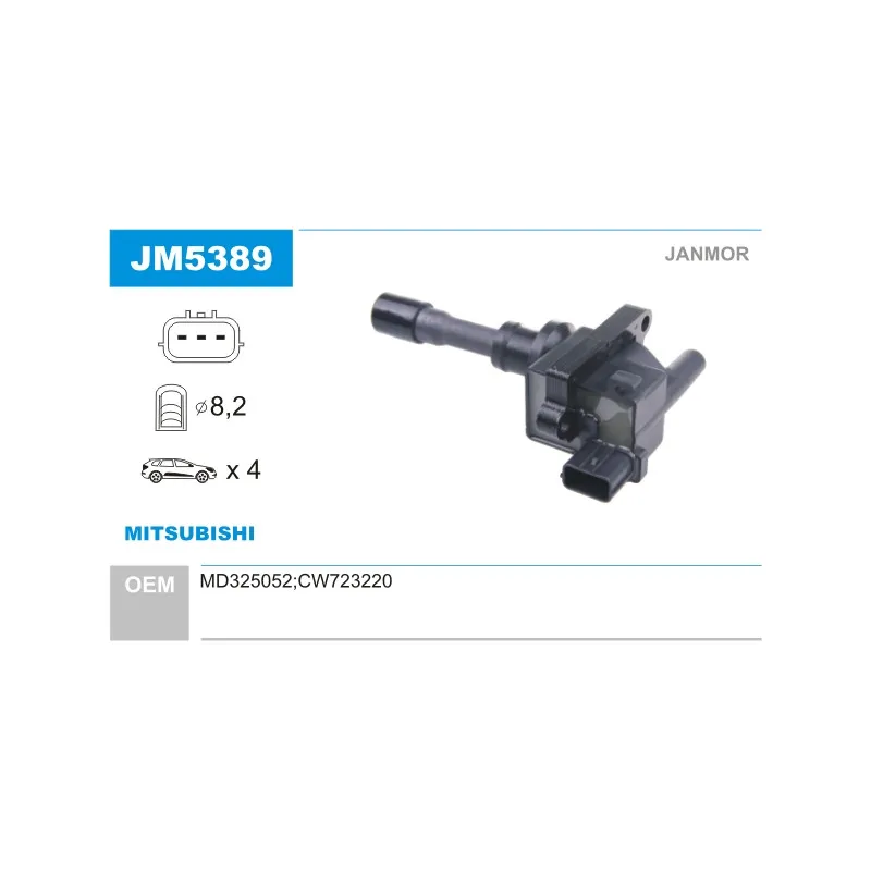 Bobine d'allumage JANMOR JM5389