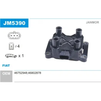 Bobine d'allumage JANMOR JM5390