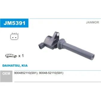 Bobine d'allumage JANMOR JM5391