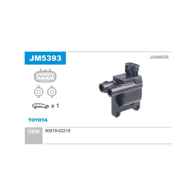 Bobine d'allumage JANMOR JM5393