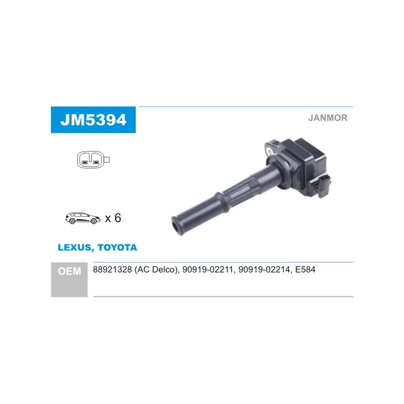 Bobine d'allumage JANMOR JM5394