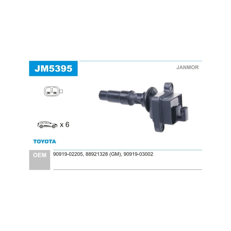 Bobine d'allumage JANMOR JM5395