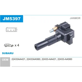 Bobine d'allumage JANMOR JM5397