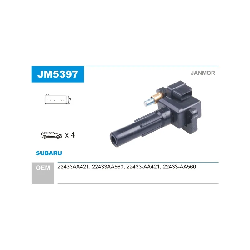Bobine d'allumage JANMOR JM5397