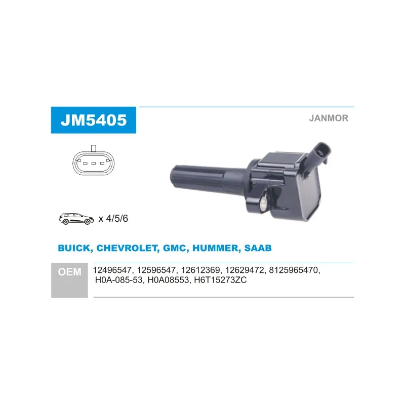 Bobine d'allumage JANMOR JM5405