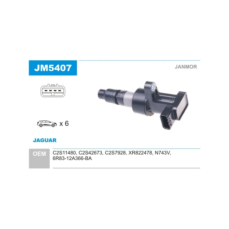 Bobine d'allumage JANMOR JM5407