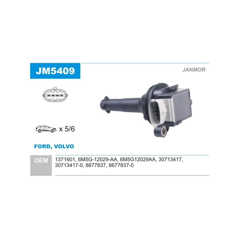 Bobine d'allumage JANMOR JM5409