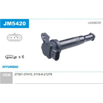 Bobine d'allumage JANMOR JM5420
