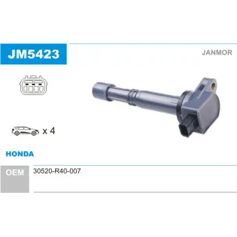 Bobine d'allumage JANMOR JM5423