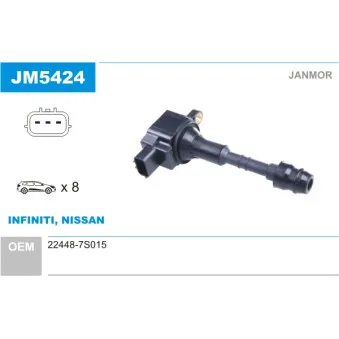 Bobine d'allumage JANMOR JM5424