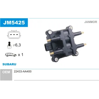 Bobine d'allumage JANMOR JM5425