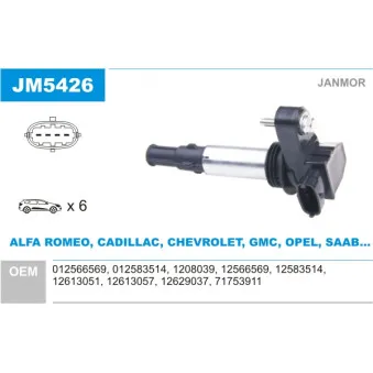 Bobine d'allumage JANMOR JM5426