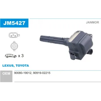 Bobine d'allumage JANMOR JM5427
