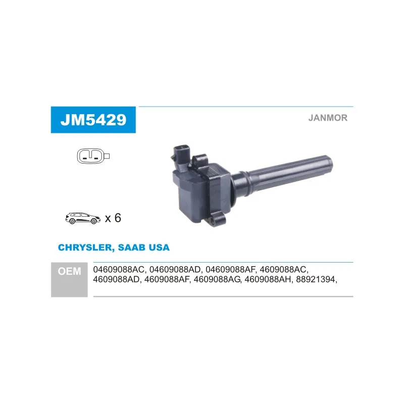 Bobine d'allumage JANMOR JM5429