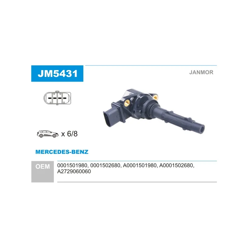 Bobine d'allumage JANMOR JM5431
