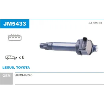Bobine d'allumage JANMOR JM5433