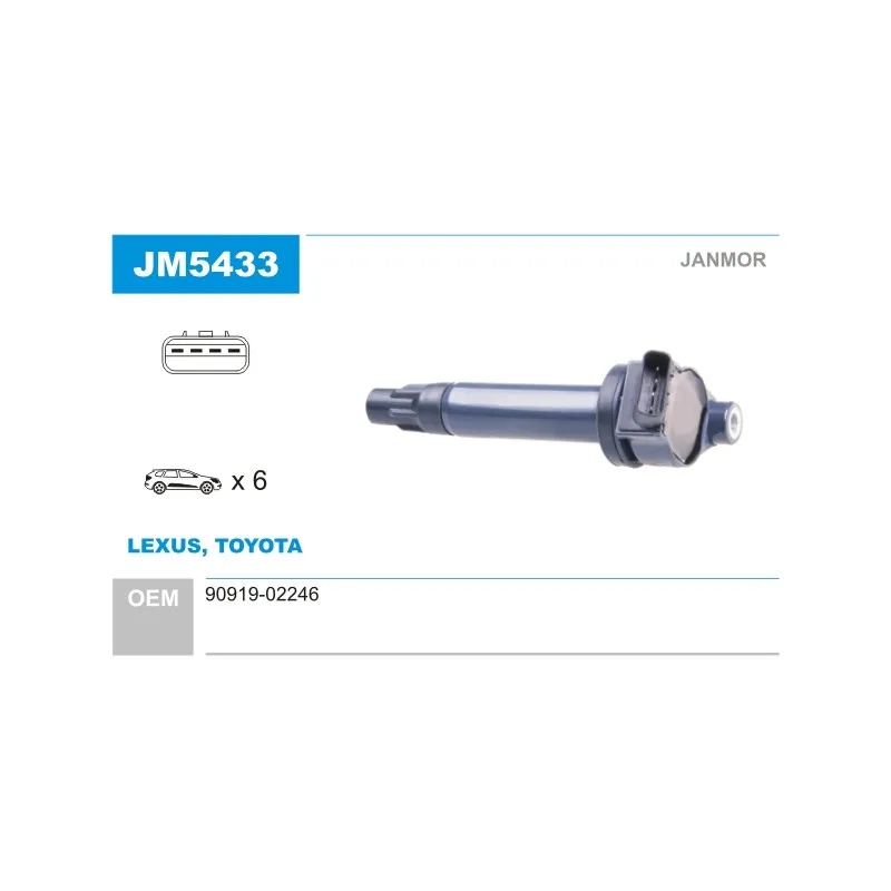 Bobine d'allumage JANMOR JM5433