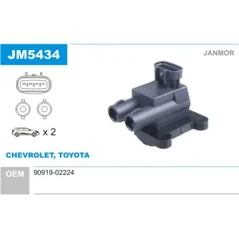 Bobine d'allumage JANMOR JM5434