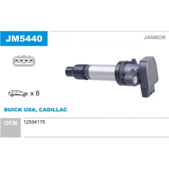 Bobine d'allumage JANMOR JM5440