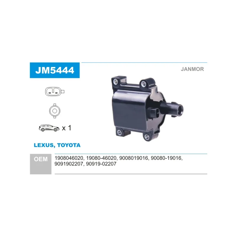 Bobine d'allumage JANMOR JM5444