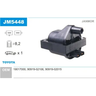 Bobine d'allumage JANMOR JM5448