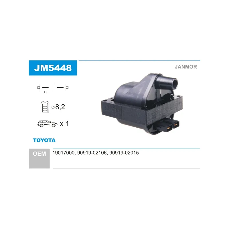 Bobine d'allumage JANMOR JM5448
