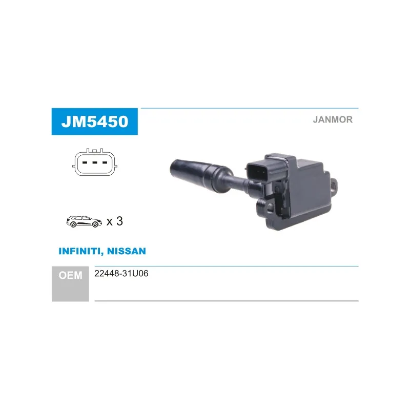 Bobine d'allumage JANMOR JM5450
