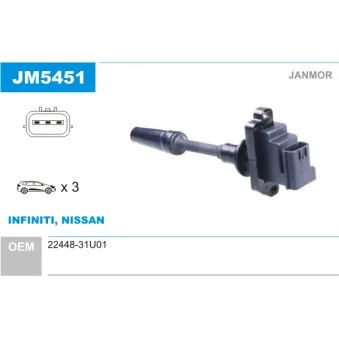 Bobine d'allumage JANMOR JM5451